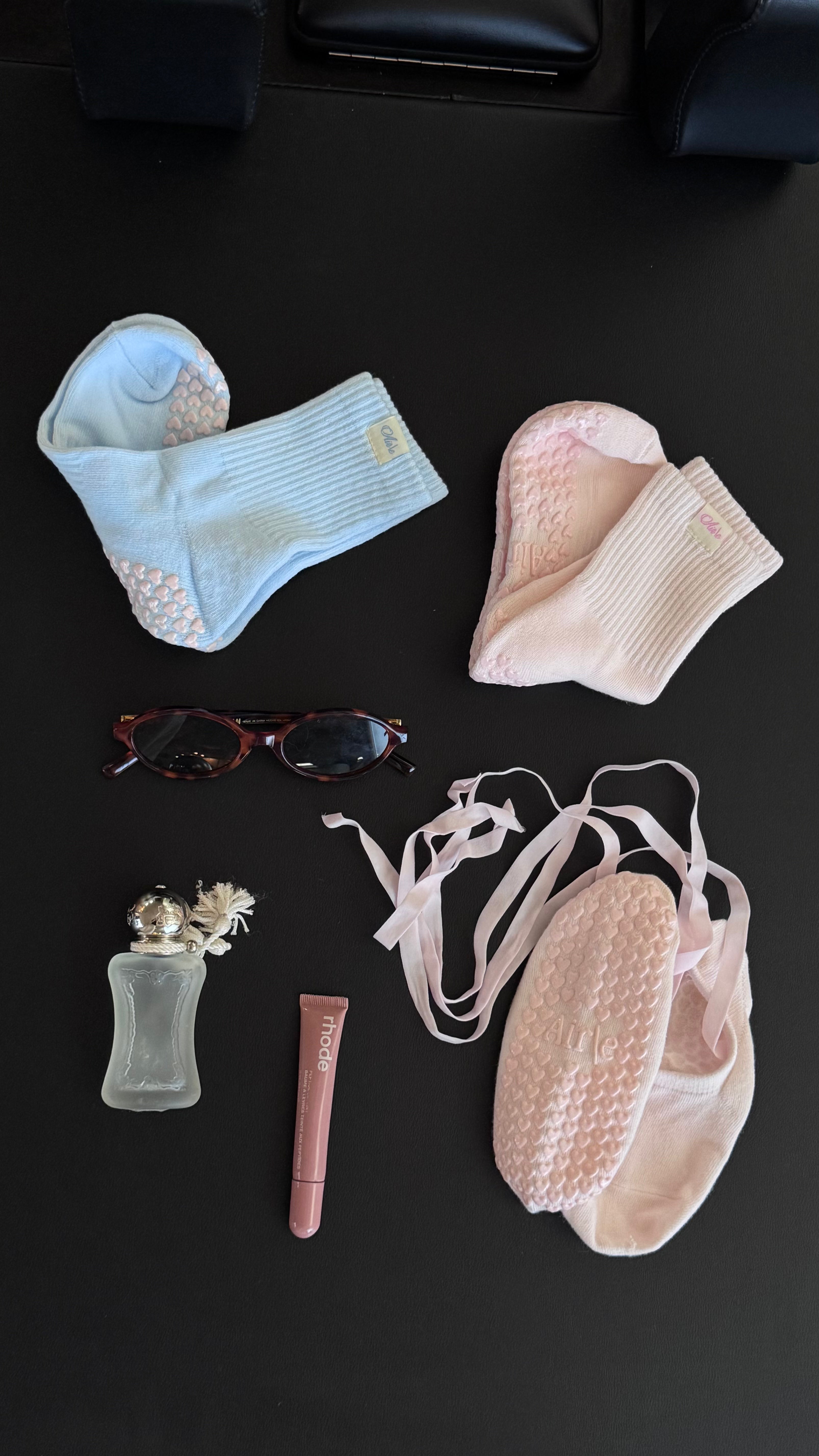 Air\e Crew Pastel Pilates Grip Socks Summer Collection