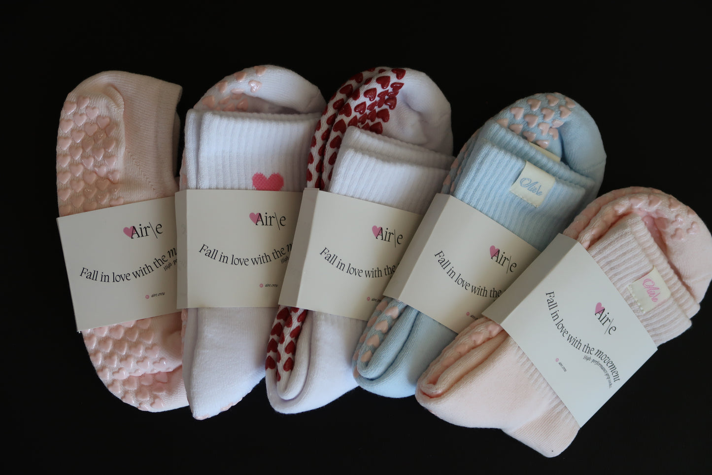 The Summer Collection Bundle | Summer Pilates Grip Socks Bundle – Buy 4, Get 1 Free Pair Set |  Air/e