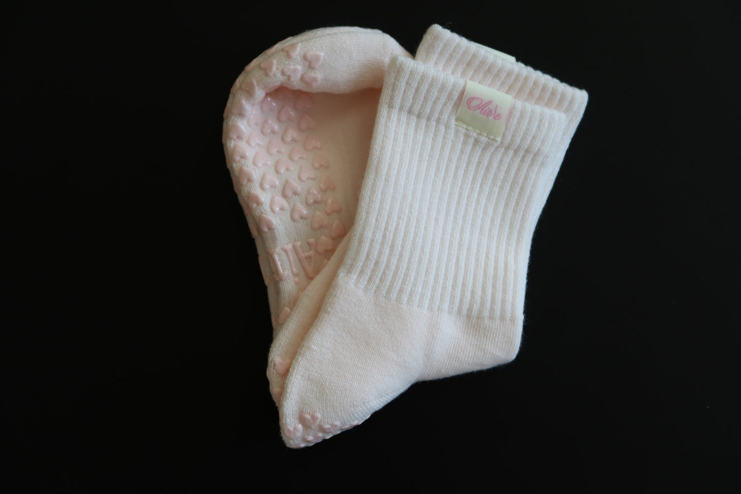 Bubble Gum | Soft PInk Pilates Grip Socks
