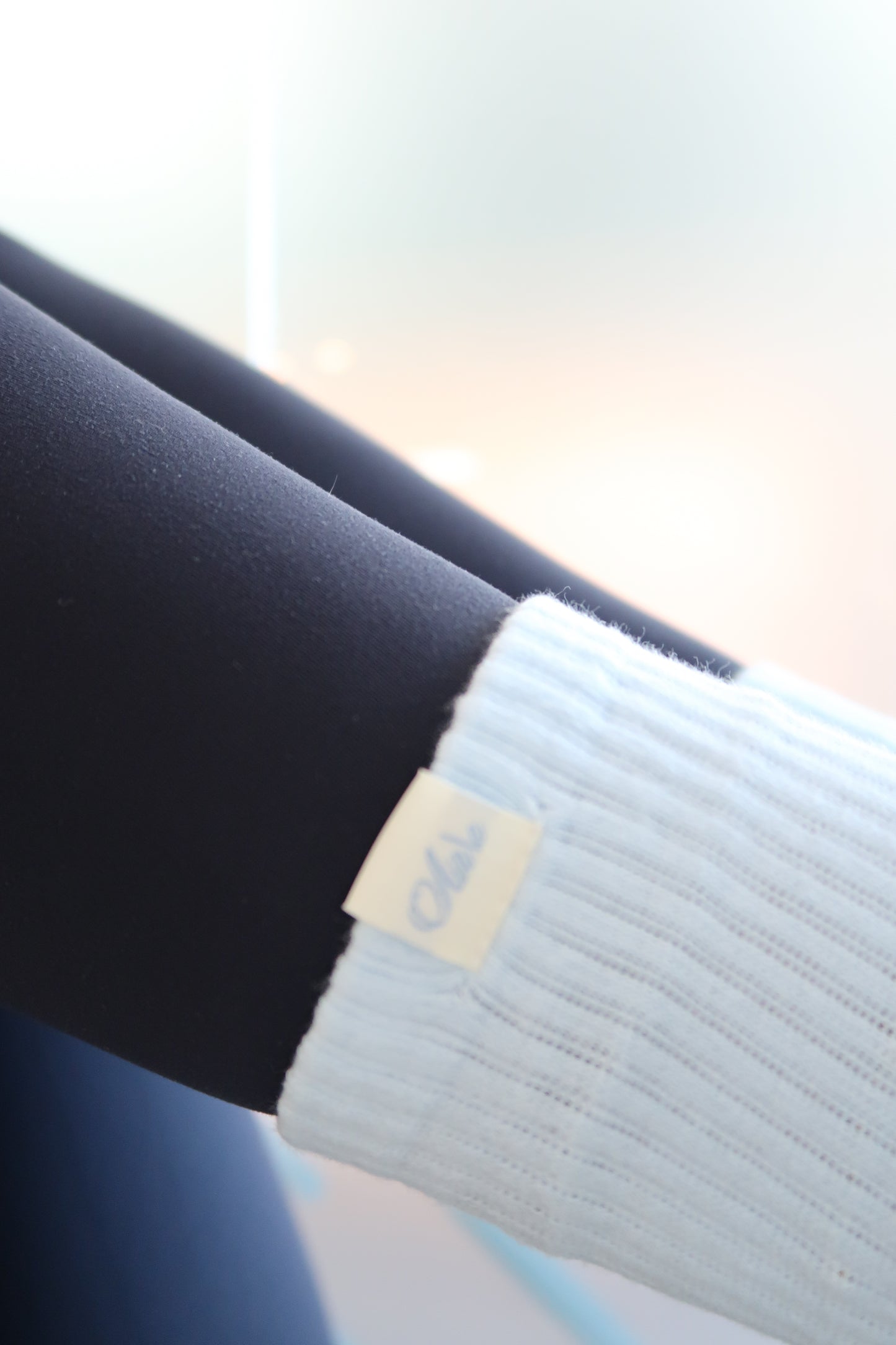 Butterfly | Pastel Blue Pilates Grip Socks