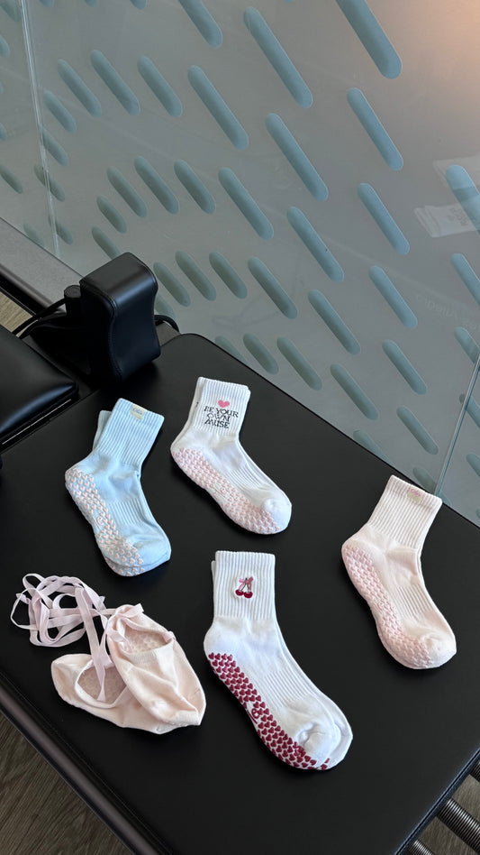 The Summer Collection Bundle | Summer Pilates Grip Socks Bundle – Buy 4, Get 1 Free Pair Set |  Air/e
